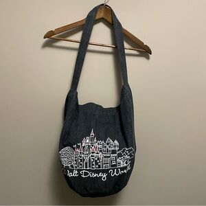 Walt Disney World Red & Grey Hobo Bag